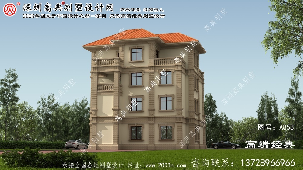 光泽县四层复式豪宅别墅设计图片